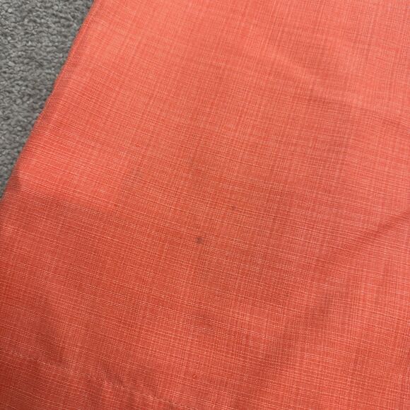 Jamaica Jaxx Silk Vacahun Button Down Shirt Mens Large Coral Short Sleeve Casual - Picture 7 of 16